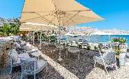 Terrace, Pedi Beach Hotel, Pedi, Symi