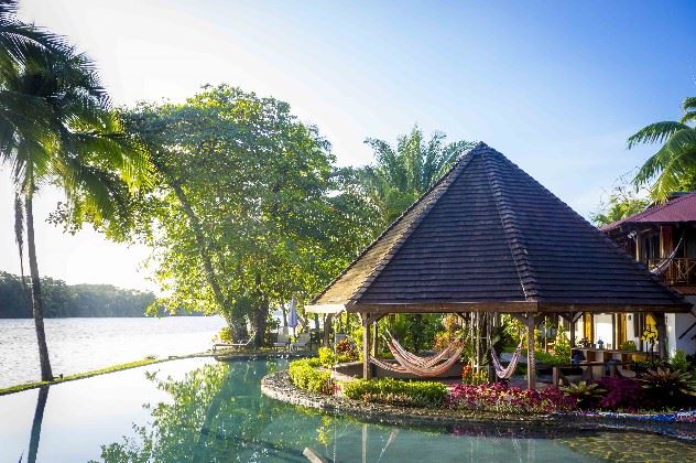 Swimming pool, Tortuguero, Caribbean coast