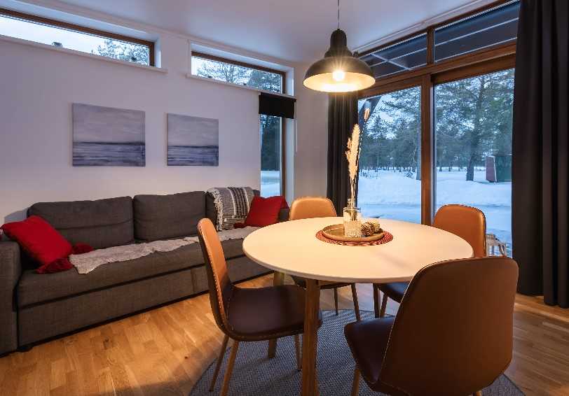 Living room, Nordic Lapland Resort, Kalix, Swedish Lapland
