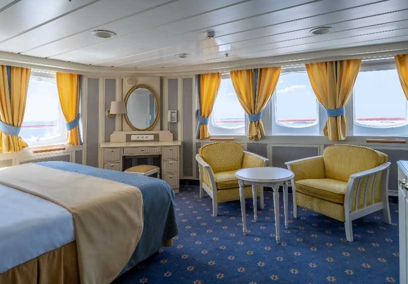 Owner's Suite with private walkway, MS Serenissima, Svalbard