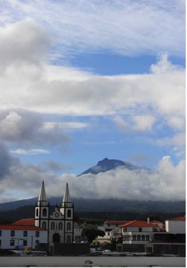 Looking back on Pico from Faial