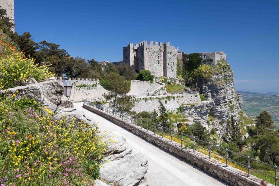 Medieval castle in Erice