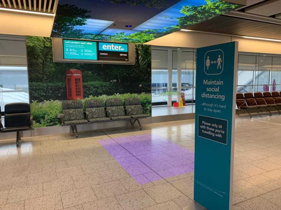 Check-in at London Gatwick