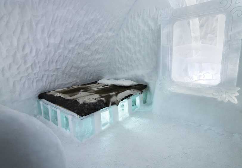 Ice Room, ICEHOTEL, Jukkasjärvi, Swedish Lapland