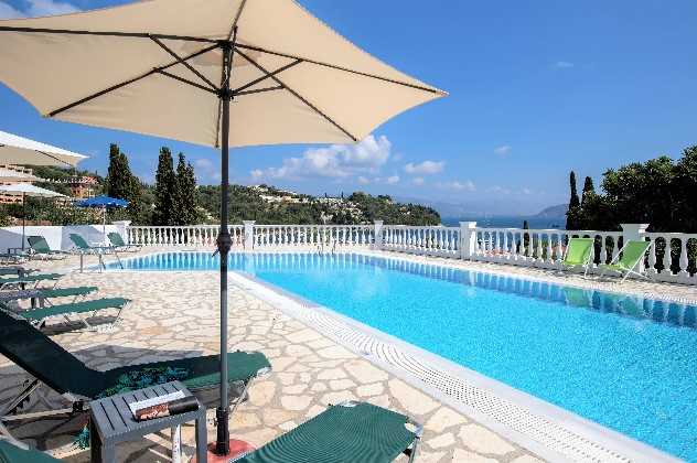 Swimming pool, Kalami Bay, Kalami, Corfu