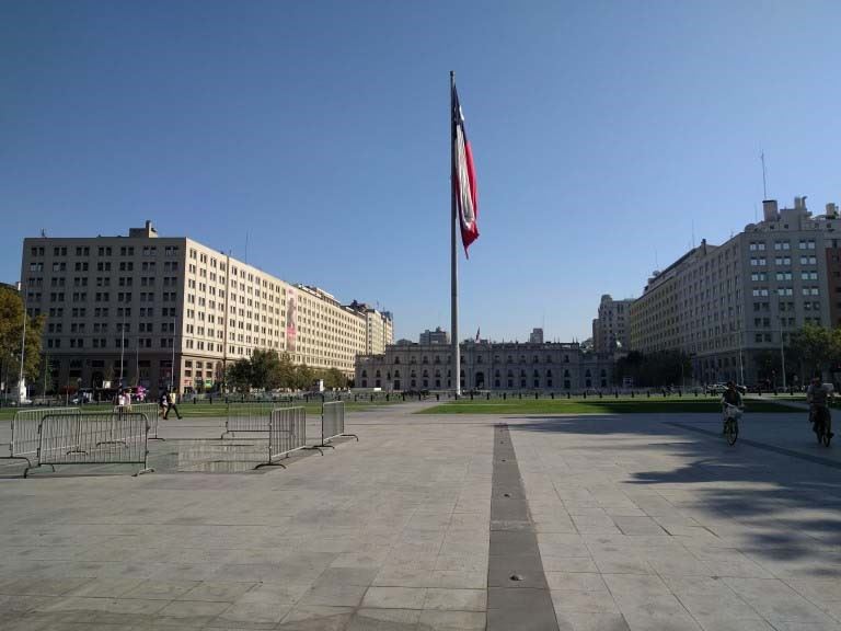 Plaza de la Costitucion, Santiago de Chile