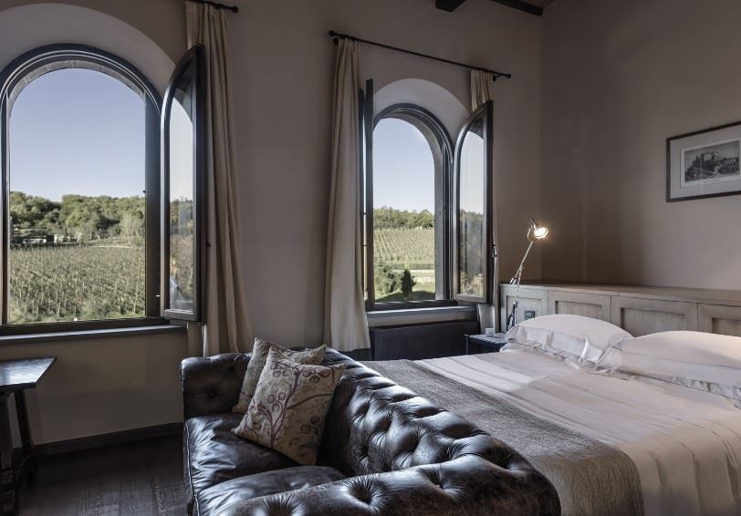 Executive suite, Castel Monastero, Castelnuovo Berardenga, Tuscany, Italy
