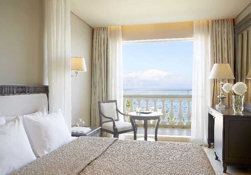 Standard room with sea view, Mon Repos, Corfu Town, Greece
