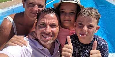 Lloyd and family, The Algarve, Portugal