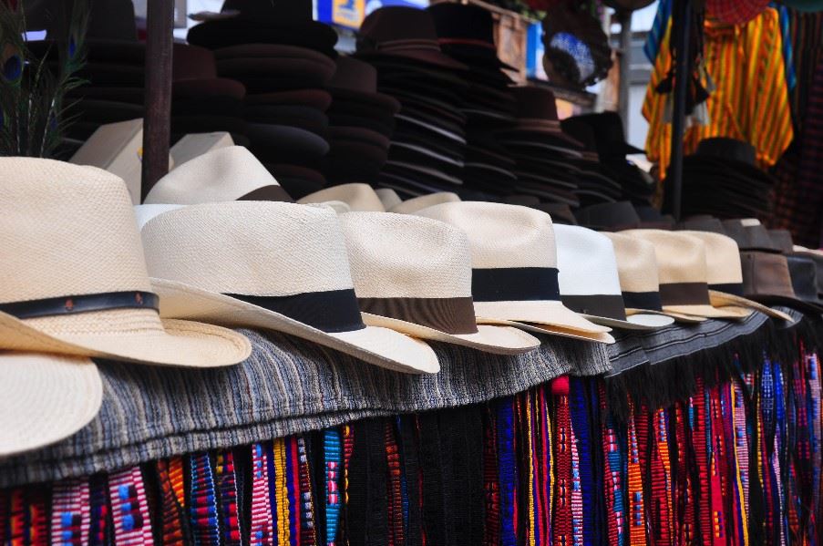 Panama hats, Ecuador
