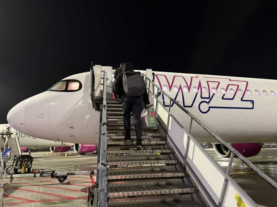 Early morning flight to Tirana