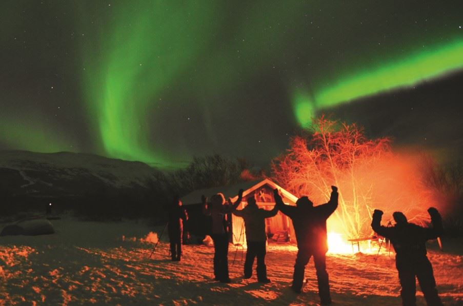 Aurora photo tour, STF Abisko Turiststation, Swedish Lapland