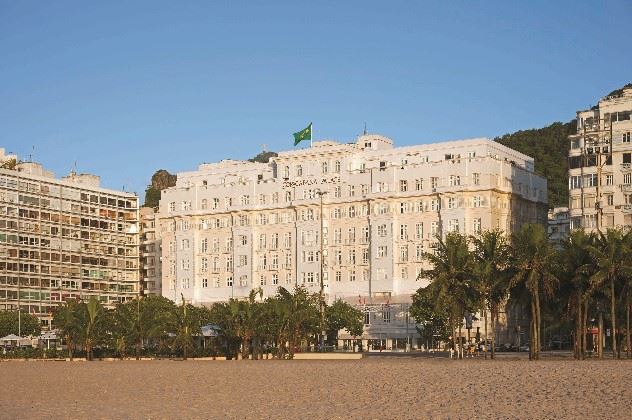 Exterior, Belmond Copacabana Palace, Copacabana beach, Rio de Janeiro