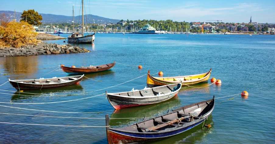 Boats in Oslo, Norway