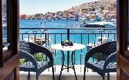 Deluxe apartment balcony, Aegean View, Halki, Dodecanese