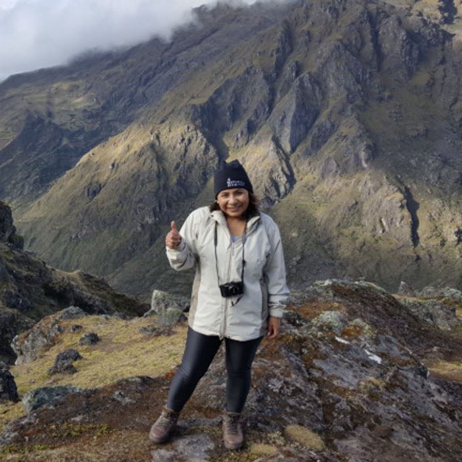 Elena at Cruzccasa Pass