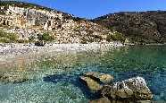 Petrokopio beach, Fourni