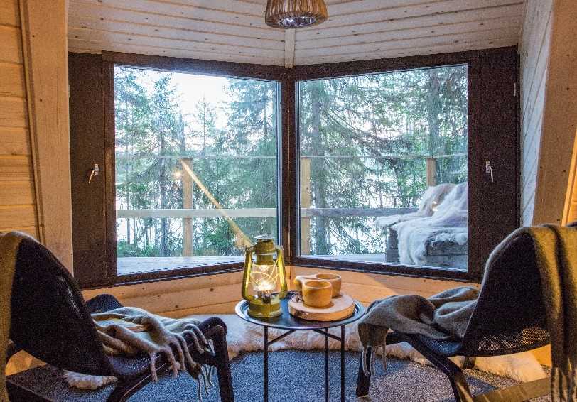 Tipi Cabin, Aurora Safari Camp, Swedish Lapland