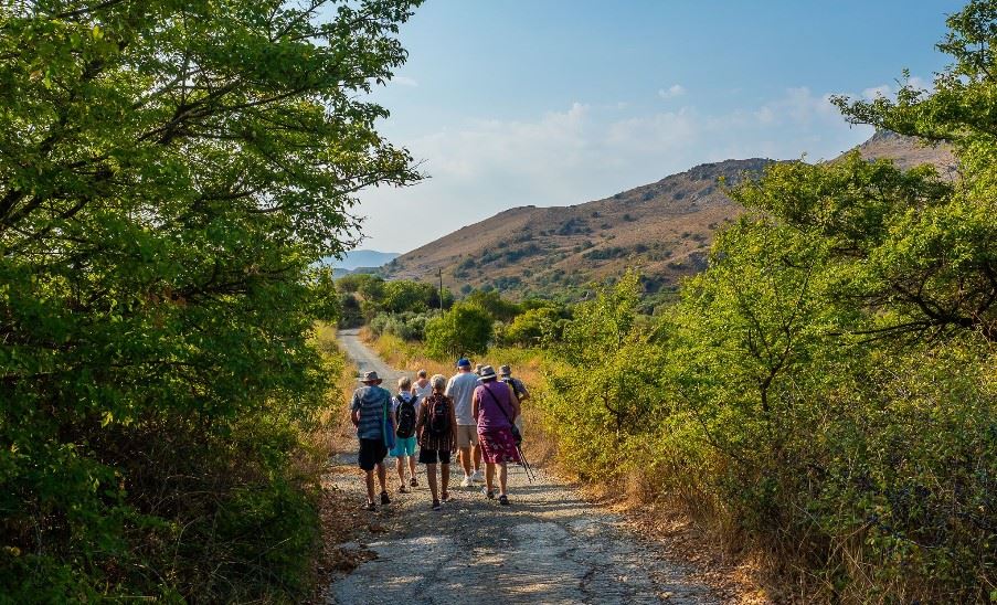 Walking to the village of Kontias, Lemnos