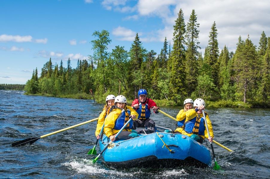 River rafting on the River Torne