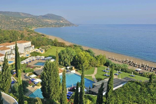 Aerial view, Anassa Hotel, Latchi, Cyprus