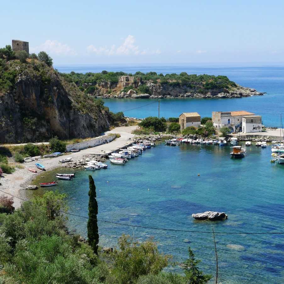 Kardamili harbour, South Peloponnese, Greece