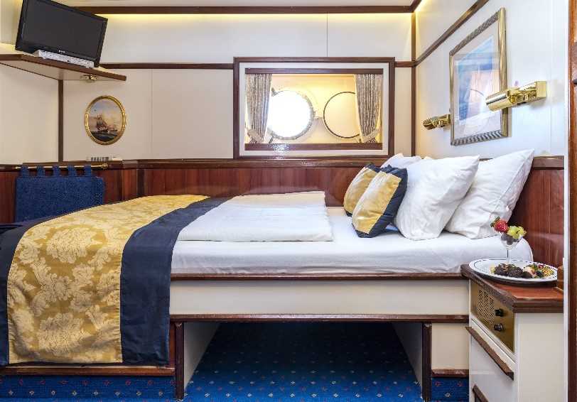 Outside cabin, Star Clipper and Star Flyer, Star Clipper cruises in Greece and Central America