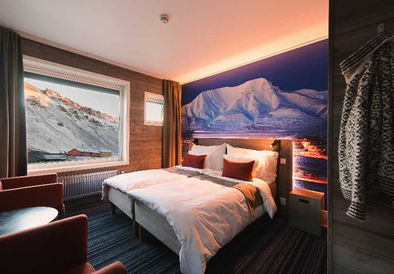 Standard Room Plus, Svalbard Hotell Polfareren, Longyearbyen, Svalbard 