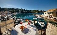 View from balcony, Aleca’s Cottage, Loggos, Paxos