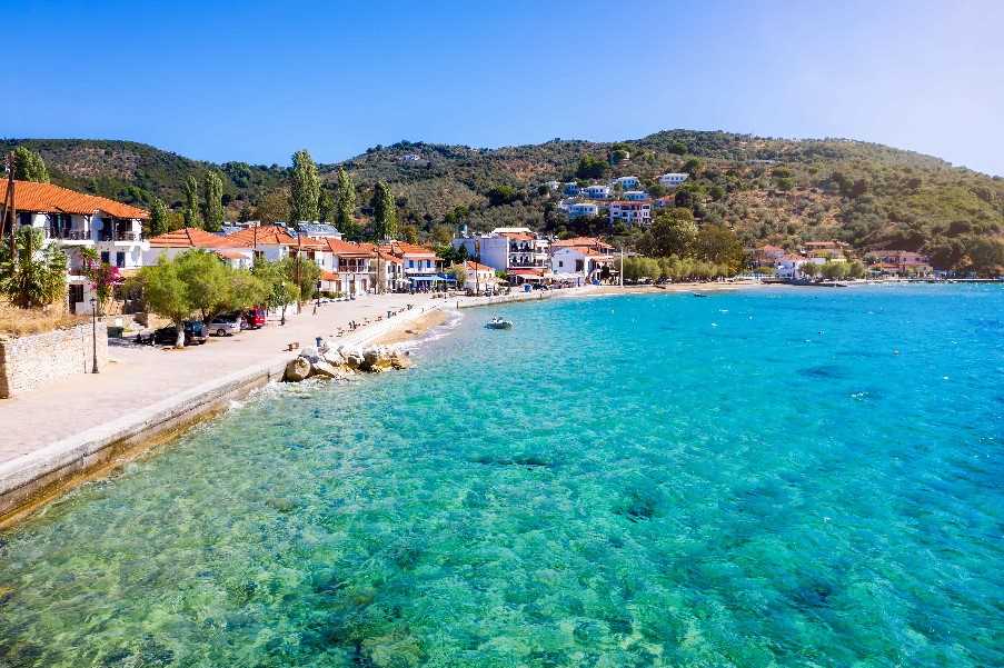 Seaside village of Platania, South Pelion