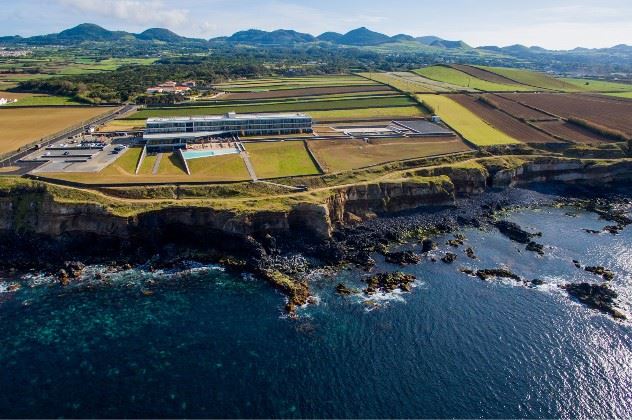 Aerial view, Pedras Do Mar Resort and Spa, Sao Miguel, Azores