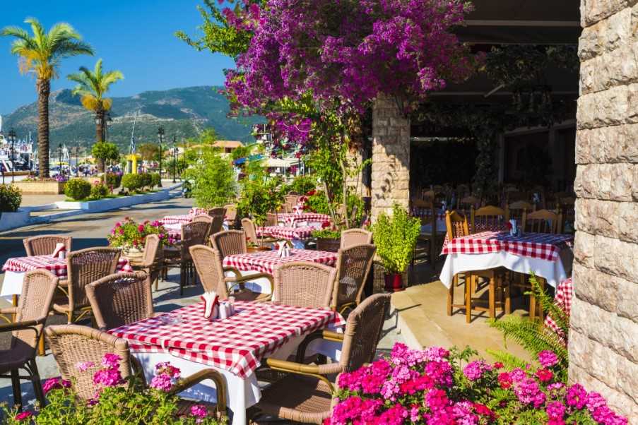 Taverna in Nidri, Lefkas