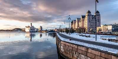 Oslo City in the Winter Norway