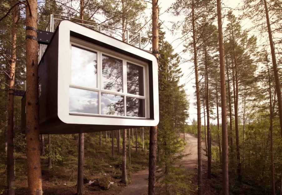 The Cabin, TreeHotel, Swedish Lapland, Sweden