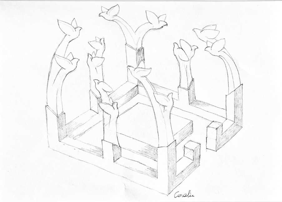 Art suite Flight by Laura Marcos & Coralie Quincey
