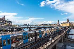 Stockholm by train