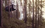 The Cabin exterior, Treehotel, Harads, Northern Sweden