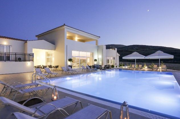 Pool view of Ammos Suites, Plati, Lemnos