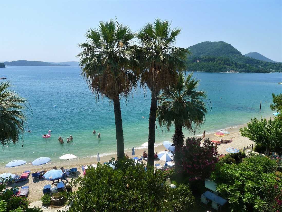 Beach by the Palm Trees Hotel