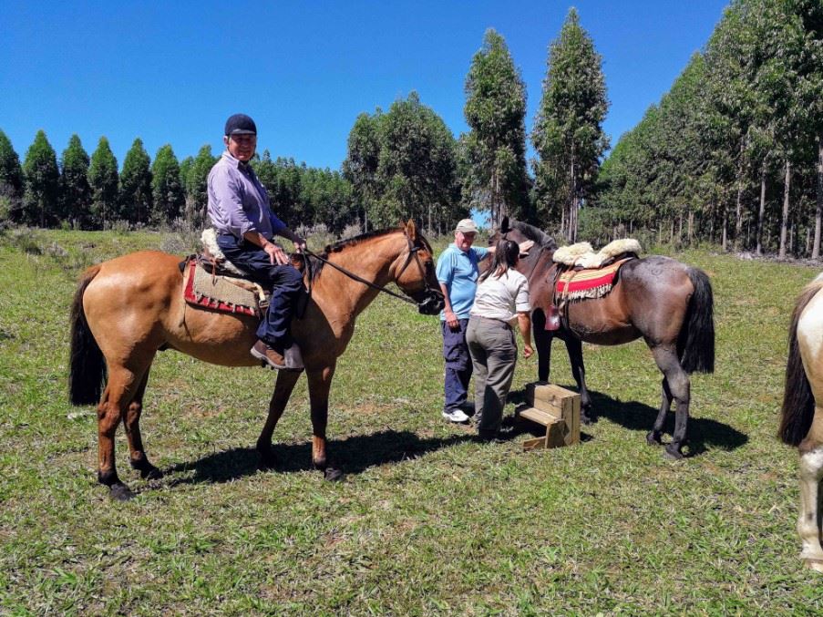 Horse riding at Puerto Valle Hotel, Corrientes