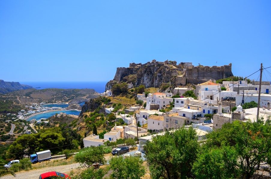 View over Kapsali, Kythira