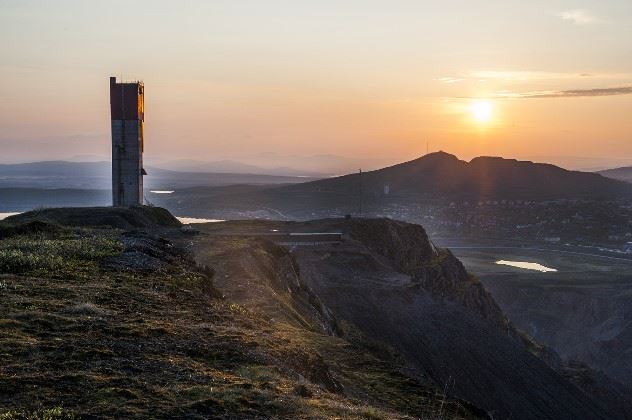 Midnight sun, Kiruna, Swedish Lapland