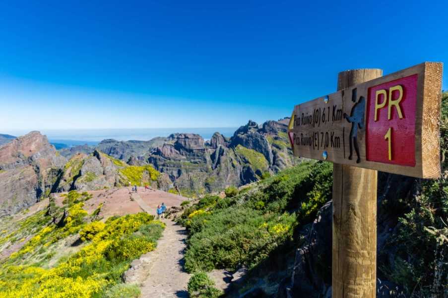 Walking along Levadas, Madeira