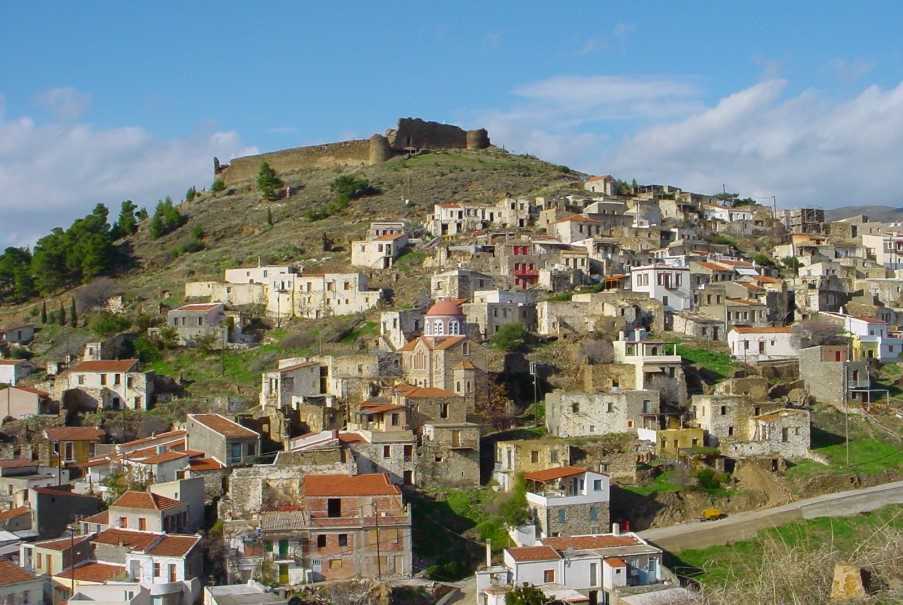 Volissos village, Chios, Greece