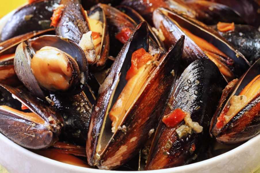 Mussels with Ouzo