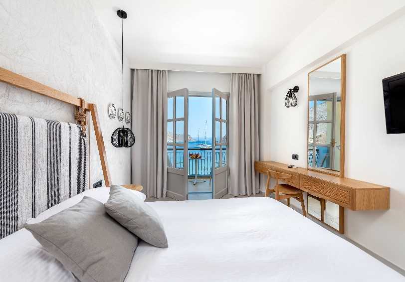 Front Sea View Room, Pedi Beach Hotel, Pedi, Symi