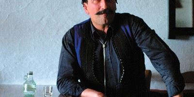 Greek dancer in a taverna
