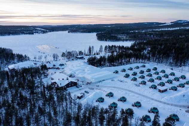 Arctic SnowHotel and Glass Igloos, Sinetta, Rovaniemi, Lapland, Finland