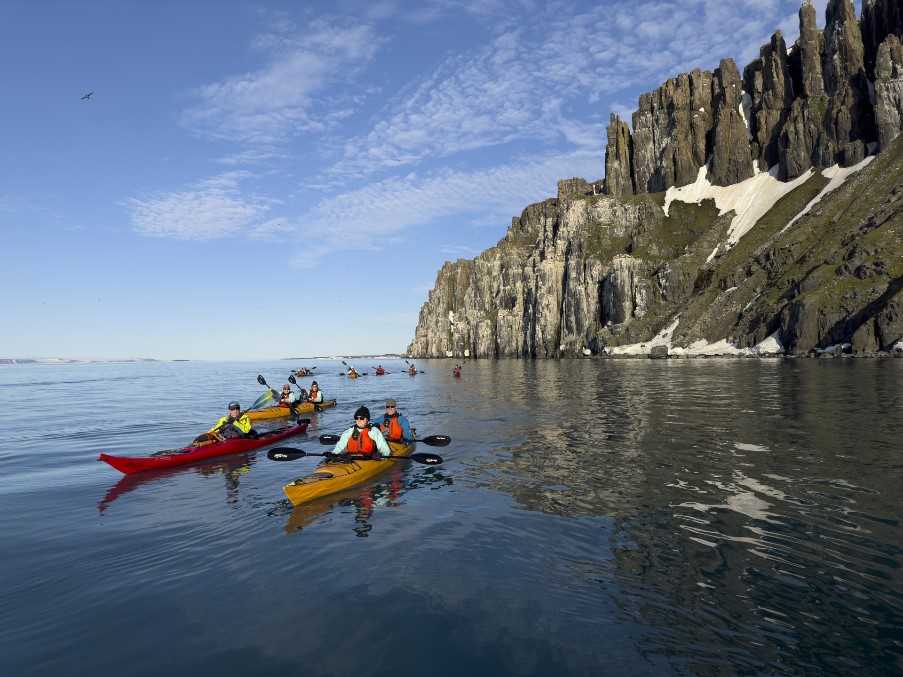 Kayaking, Svalbard