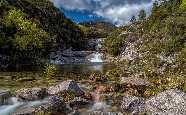 Waterfalls at the Seven Lagoons in the Peneda-Geres national Park